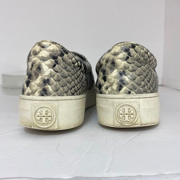 Tory Burch snakeskin slip-on sneakers Size 8.5 - Picture 4 of 7